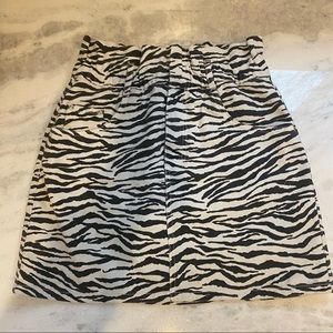 Zara Zebra Skirt